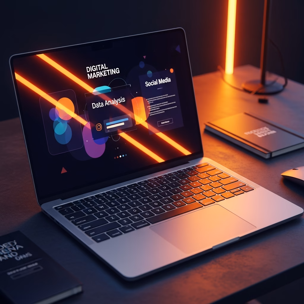 Laptop marketing digital Navastock